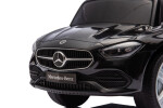 Mamido Detské odrážadlo auto s vodiacou tyčou Mercedes čierne