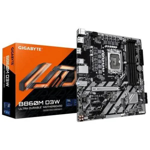 GIGABYTE B860M D3W / B860M / LGA1851 / 4x DDR5 / PCIEx16 / GLAN / mATX (B860M D3W)