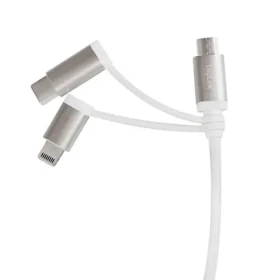 LogiLink CU0126 USB-A 2.0 (M) - microUSB amp; USB-C amp; Lightning (M) kábel 1m (CU0126)