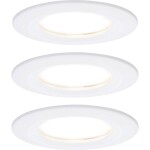 Paulmann Nova vstavané svietidlo do kúpeľne sada 3 ks LED LED 18 W IP44 biela (matná); 93460