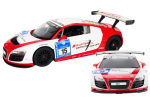 Mamido Športové autíčko AUDI R8 LMS na diaľkové ovládanie RC 1:24 biele
