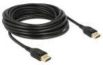 DeLock DisplayPort čierna / Kábel / DP 1.4 / 8K 60 Hz / 1 m / 32,4 Gbit/s (85658)