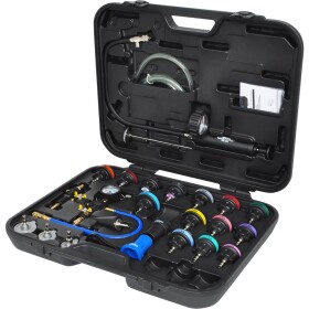 KS Tools 150.1930 Servisná sada na diagnostiku chladiaceho systému MASTER, 25 ks; 150.1930