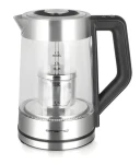 Emerio Rýchlovarná kanvica s farebným podsvietením / Rýchlovarná kanvica / 2200 W / 1,7 l / 5 teplotných stupňov (WK-122730)