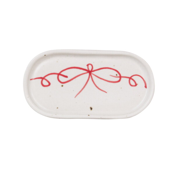 Strömshaga Kameninový podnos Viola Bow 12 cm