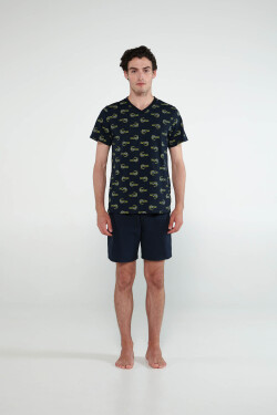 Vamp - Pyžamo s krátkym rukávom 20601 - Vamp blue salute 5XL