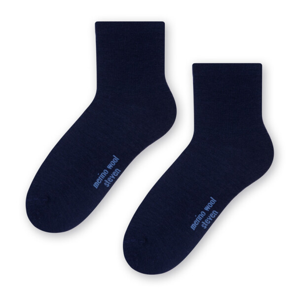 Dámske ponožky MERINO WOOL 130 tmavě modrá 35-37