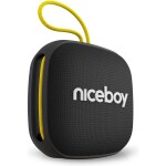 Niceboy RAZE Mini 4 čierna / Prenosný Bluetooth reproduktor / BT / IPX5 / 800mAh (raze-mini-4)