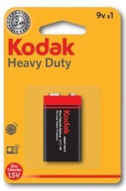 Kodak HEAVY DUTY zinco-chloridové batérie 9V / 1ks / blister (30953437)