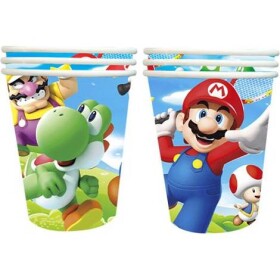 Papierové poháre 10ks Mario - Cakesicq - Cakesicq