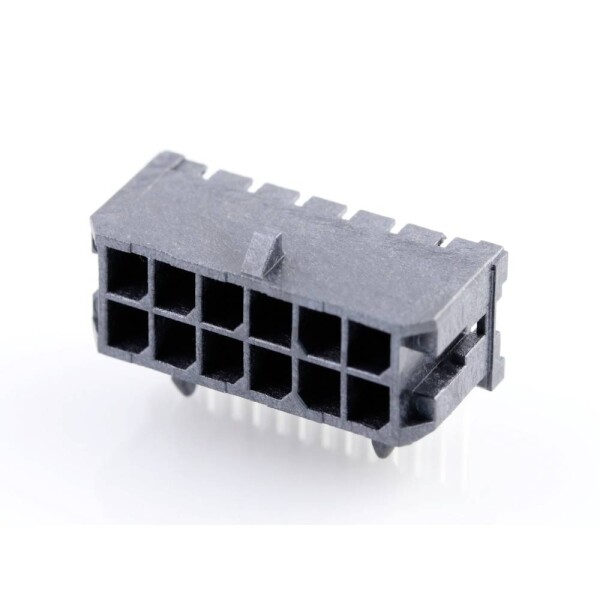 Molex vstavaná pinová lišta (štandardná) Počet pólov 12 Raster (rozteč): 3.00 mm 430451202 1 ks Tray; 430451202