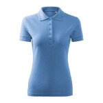 Dámske tričko Pique Polo Free (modré) 2XL