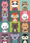 YAZZ Puzzle Veselé zvieratká