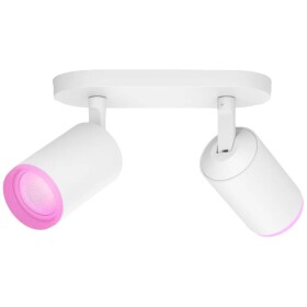 Philips Hue Fugato LED 2x5.7W biela / LED bodové svietidlo GU10 / 700lm / 2000-6500 K RGB / IP20 (50632/31/P7)