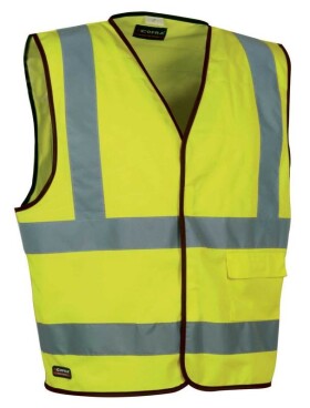 Reflexná pracovná vesta COFRA CLEAR žltá veľkosť M (CACLEARM-B)
