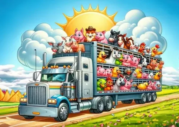 ART PUZZLE 35414 Puzzle Cesta truckom