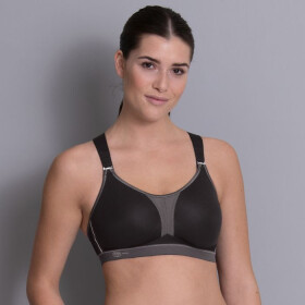 Dynamix star športová podprsenka X-Back 5537 čierna antracit Active 445 černá/antracit