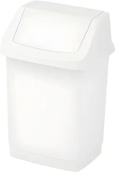 Curver Click-It biela / Odpadkový kôš / Výklopné veko / 50 l (154792)