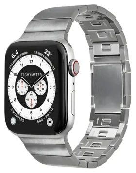 LAUT Links 2 strieborná / Remienok / pre Apple Watch 44-49 mm (L_AWL_L2_SL)