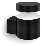 Philips Laven čierna / Vonkajšie nástenné svietidlo / LED 6W / 720lm / 2700K / IP44 (929003362201)