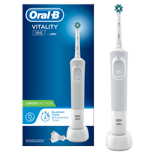 Oral-B Vitality 100 CrossAction / Elektrická zubná kefka (VITALITY 100 CROSS ACTION Whit)