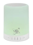 Manhattan Sound Science LED biela / Bluetooth reproduktor / 3 W / LED podsvietenie / microSD / výdrž 5 h (165259)