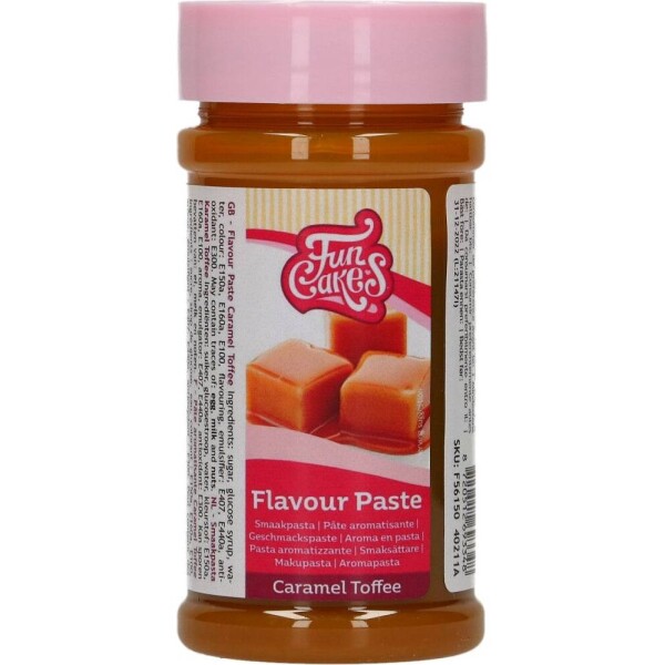 Ochucovacia pasta karamel toffee 100 g - FunCakes - FunCakes