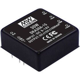 MEAN WELL DKA30C-12 DC / DC menič napätia 30 W Počet výstupov: 2 x; DKA30C-12