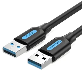 Vention Kábel USB-A 3.0 (M) - USB-A 3.0 (M) čierna / 0.5 m (CONBD)