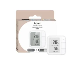 Aqara Climate Sensor W100 (TH-S04D) senzor teploty a vlhkosti biela / Zigbee a Thread (AQARA-TH-S04D-1819)