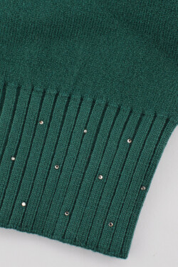 DÁMSKA ČIAPKA S MODALOVÝMI FLITRAMI CZ103 zelená 54-58