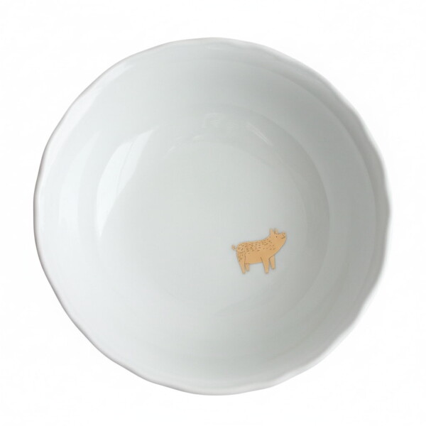 Bella Rose Porcelánová misa Zlaté prasiatko