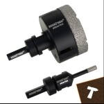 Bigstren Diamantová dierovacia sada 5ks + adaptér