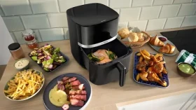 BOSCH MAF462B0 Series 4 čierna / Teplovzdušná fritéza / 6,1 l / 2050 W / Dotykový displej (MAF462B0)