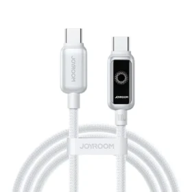 Joyroom S-A55 StarFlight Nabíjací kábel USB-C(M) - USB-C(M) 100W 1.2m biela (6956116767877)