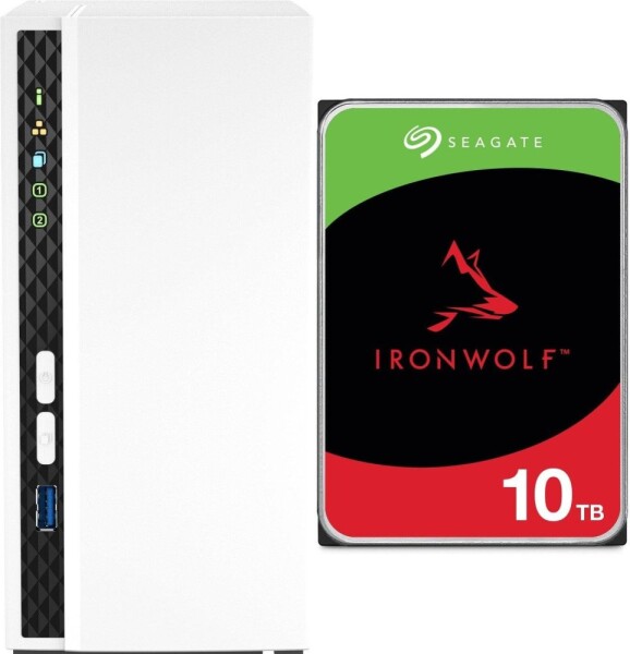 Qnap TS-233 + Seagate IronWolf 10TB (ST10000VN000)