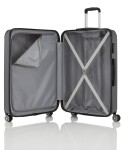 Sada cestovných kufrov Travelite City 4w S,M,L Anthracite – súprava 3 kufrov