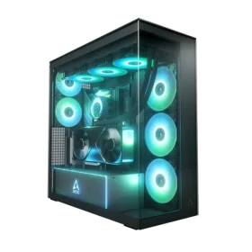 ARCTIC Xtender VG Premium zrkadlová čierna / PC skriňa / Bez zdroja / tvrdené sklo (ACPCC00019A)