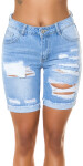 Sexy Highwaist used look Jeans Shorts denimblue