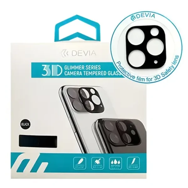 Devia Glitter Soft 3D pre Apple iPhone 11 Pro/11 Pro Max / Ochranné sklo / Trblietavé (6938595334337)