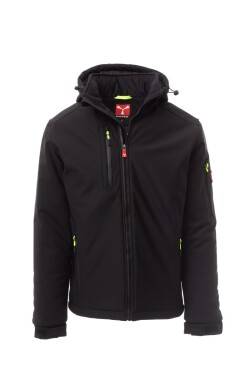 Zateplená softshell bunda Payper CREEK PAD Farba: Čierna/ Čierna, Veľkosť: XS (S00330048914018XS)