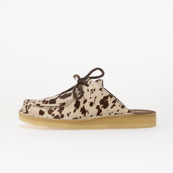 Clarks Originals DSRTNomad Mule Brown Cow Print 7