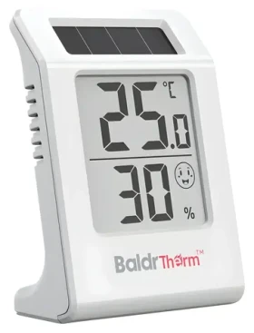 RainPoint BALDRTHERM E0587TH / Termohygrometer / solárne napájanie / vnútorná / teplota a vlhkosť (E0587TH)