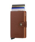 Pánska mini peňaženka Secrid Miniwallet Saffiano Caramel
