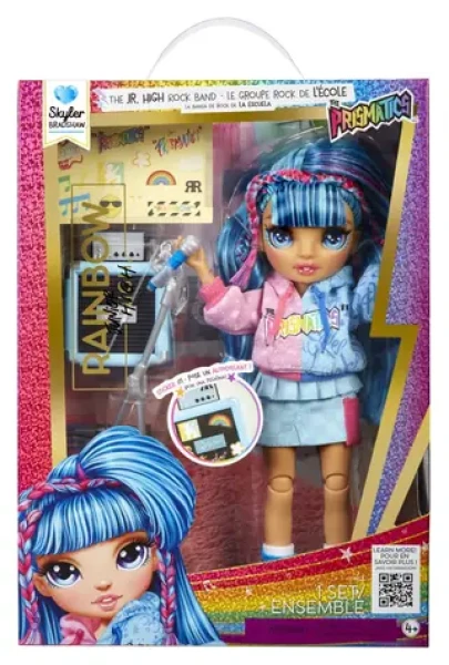 MGA Rainbow High Junior FASHION bábika v rockovej kapele - Skyler
