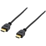 Equip HDMI prepojovací kábel Zástrčka HDMI-A 15.00 m čierna 119374 pozlátené kontakty HDMI kábel; 119374