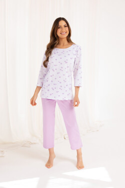 Regina 720 3/4 M-XL Z25/26 dámske pyžamo Růžová M