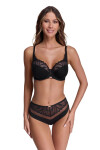 Podprsenka 2107 Yasemin čierna s béžovou - AVA 85J černá-béžová