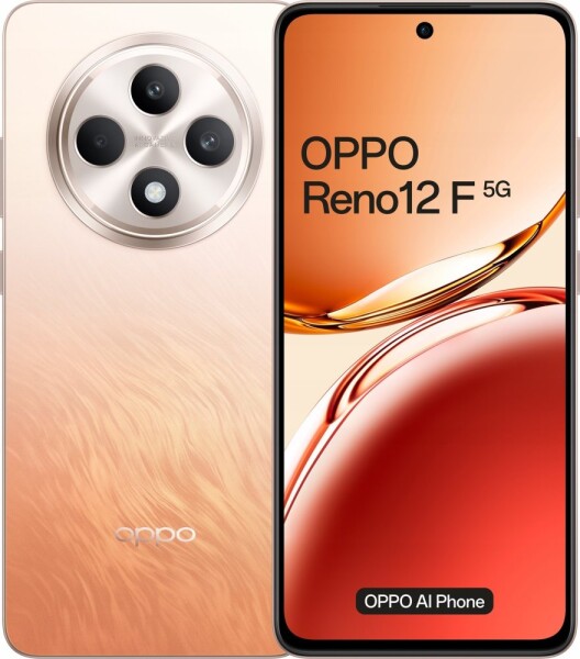 Oppo OPPO Reno12 F 5G 16,9 cm (6.67") Dual SIM Android 14 USB Type-C 8 GB 256 GB 5000 mAh Oranžový