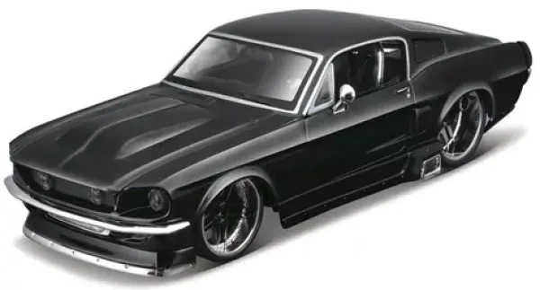 Maisto AssemblyLine 1967 Ford Mustang GT čierna